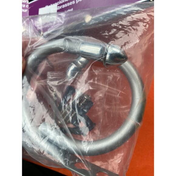 Bali 7/16" Gray/Silver Drapery Holdbacks Bundle- 2 pirs - Picture 5 of 7